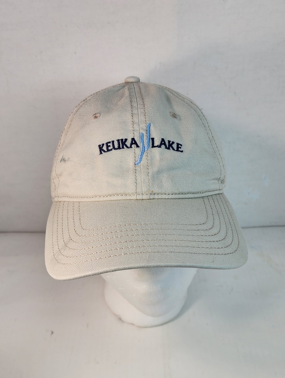 Keuka Lake Camp David  Adult Strap Back Ball Cap.